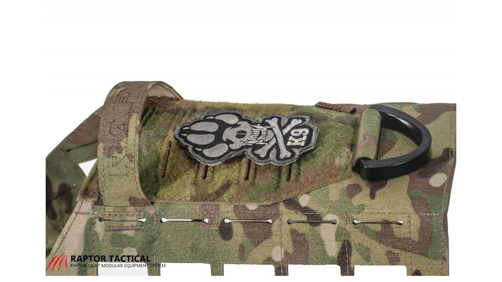 Raptor Tactical K9 Zephyr MK1 Dog Harness, Multicam, One Size, K9ZDH1-MC