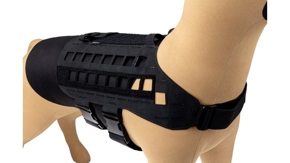 Raptor Tactical K9 Zephyr MK1 Dog Harness, Black, One Size, K9ZDH1-BL