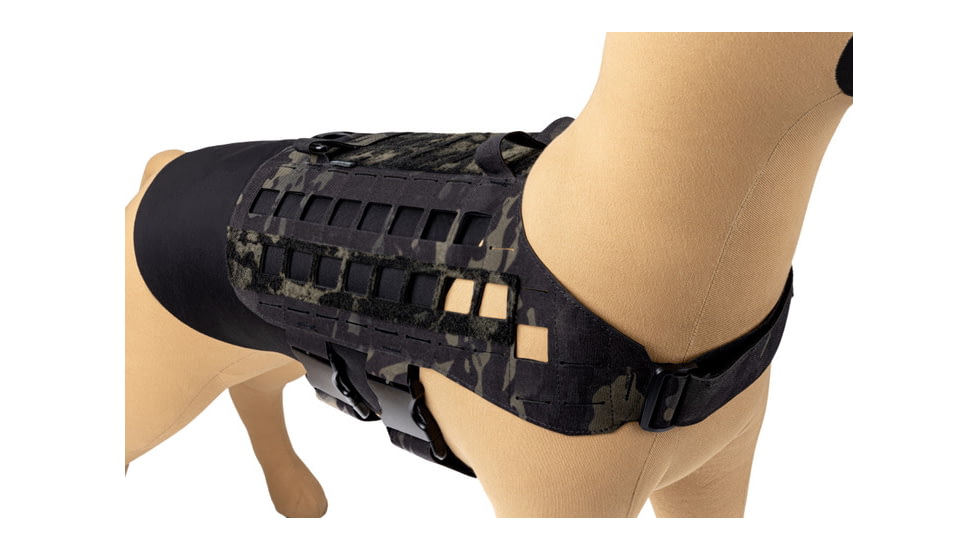 Raptor Tactical K9 Zephyr MK1 Dog Harness, Multicam Black, One Size, K9ZDH1-BM