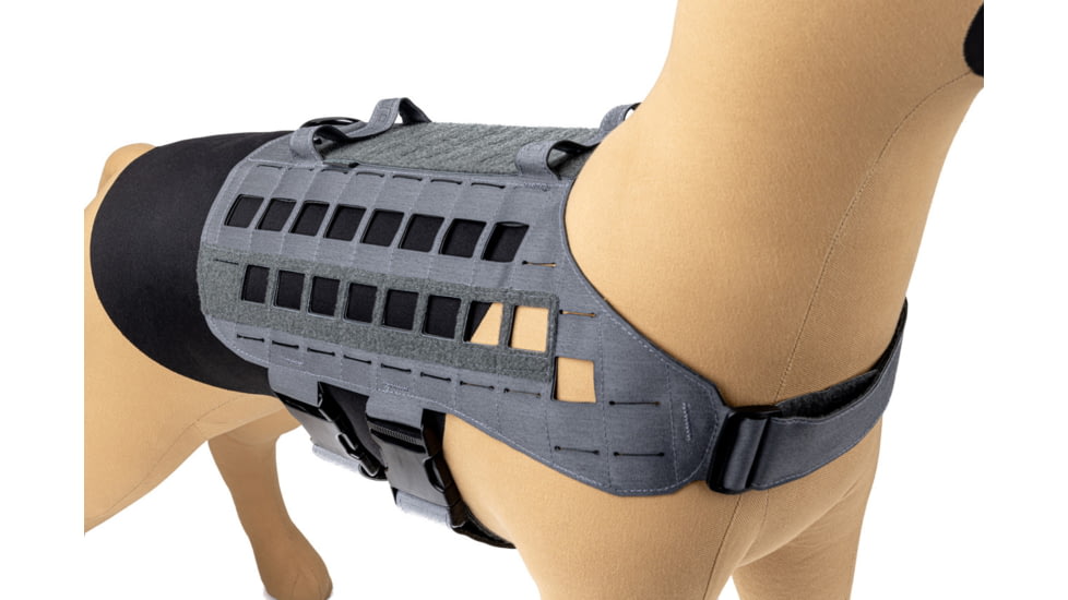Raptor Tactical K9 Zephyr MK1 Dog Harness, Tactical Grey, One Size, K9ZDH1-TG