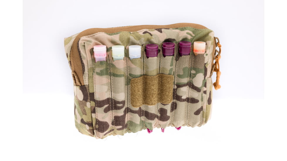 Raptor Tactical Large Utility Pouch w/ChemLight Holders, Multicam, UPL-MC
