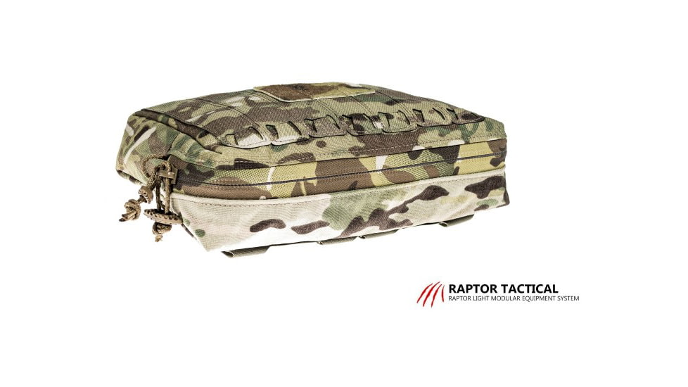 Raptor Tactical Large Utility Pouch w/ChemLight Holders, Multicam, UPL-MC