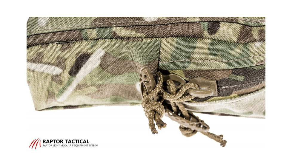 Raptor Tactical Large Utility Pouch w/ChemLight Holders, Multicam, UPL-MC