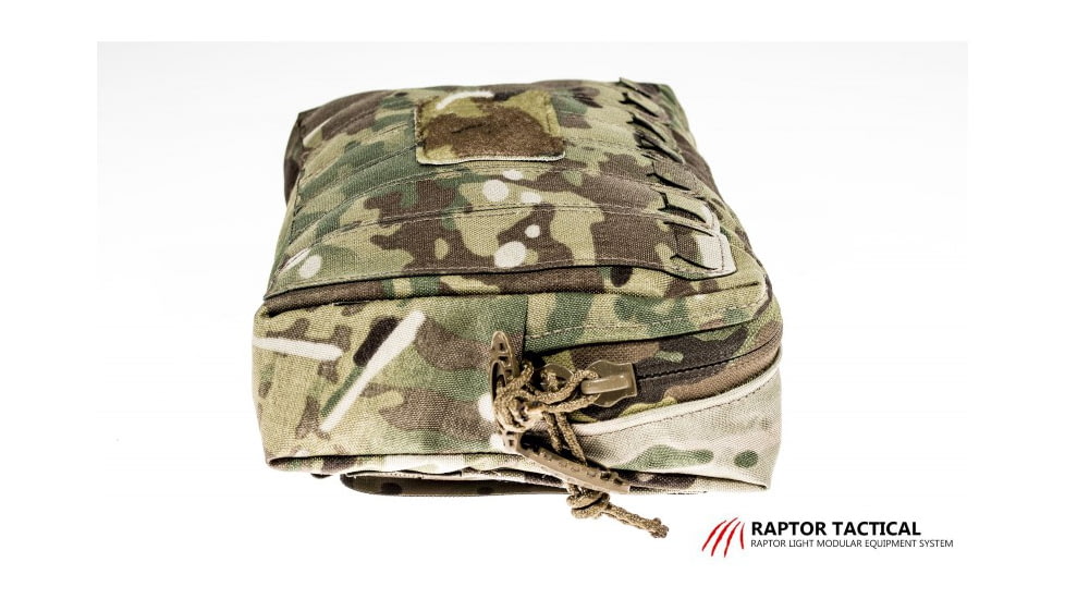 Raptor Tactical Large Utility Pouch w/ChemLight Holders, Multicam, UPL-MC