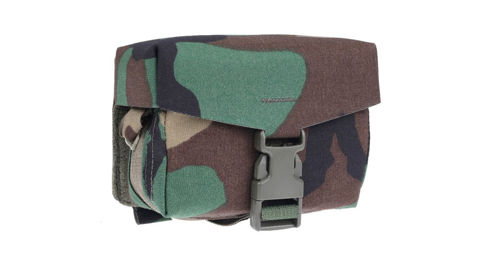 Raptor Tactical M249 SAW Nutsack Pouch, 100 Rounds, Woodland, M249-M81-100