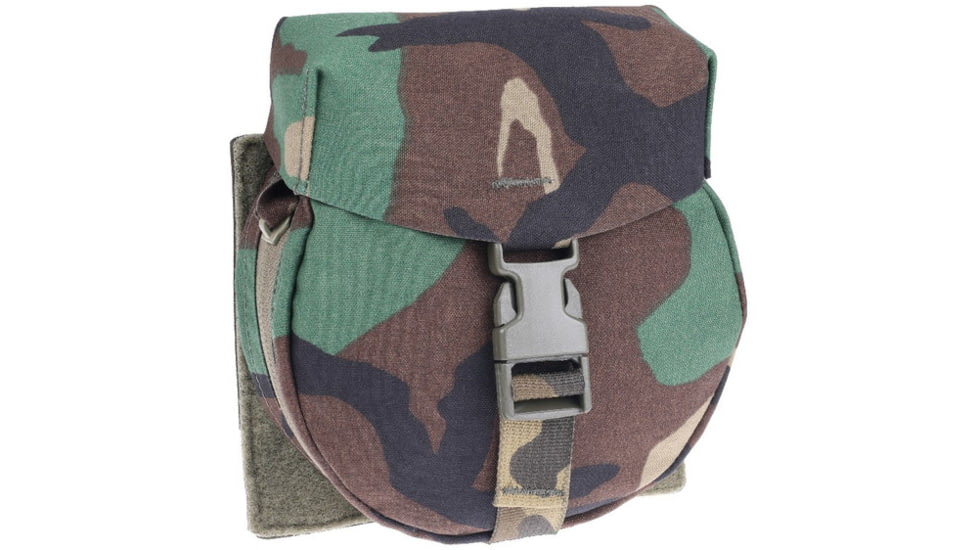 Raptor Tactical M249 SAW Nutsack Pouch, 200 Rounds, Woodland, M249-M81-200