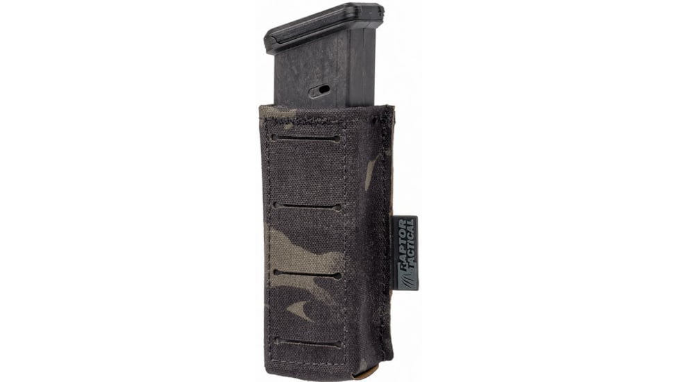 Raptor Tactical MAGNUS Ultralight Pistol Pouch, Multicam Black, One Size, MAG1R-BM