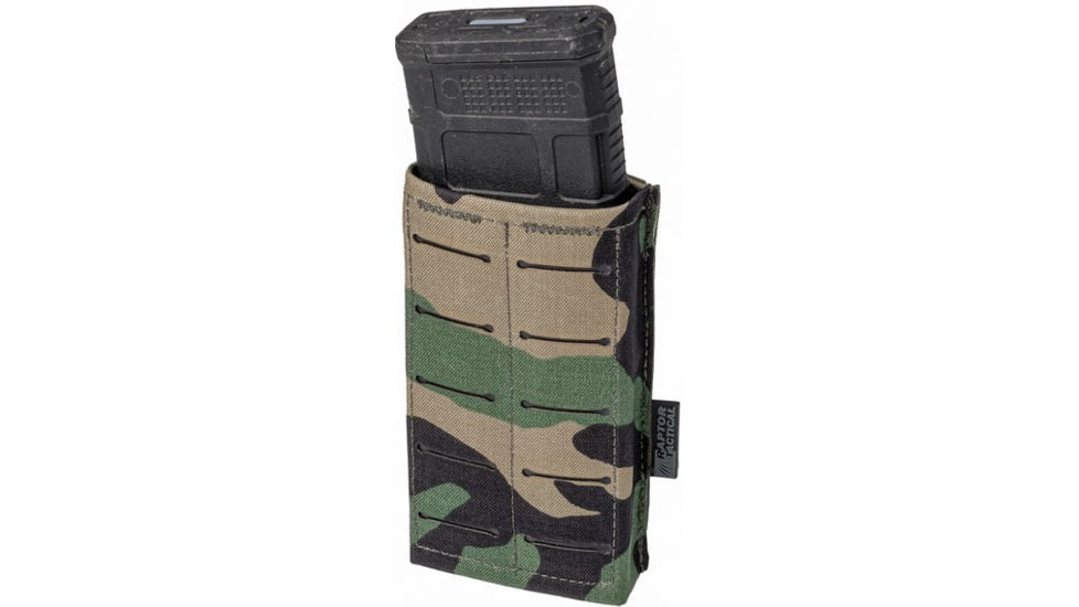Raptor Tactical MAGNUS Ultralight Rifle Pouches, Woodland, MRP1-M81