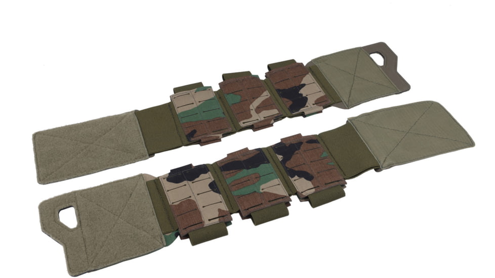 Raptor Tactical MK2 THOR Elastic Cummerbund - Velcro, Woodland, Extra Large, T3ECB-M81-V-XL