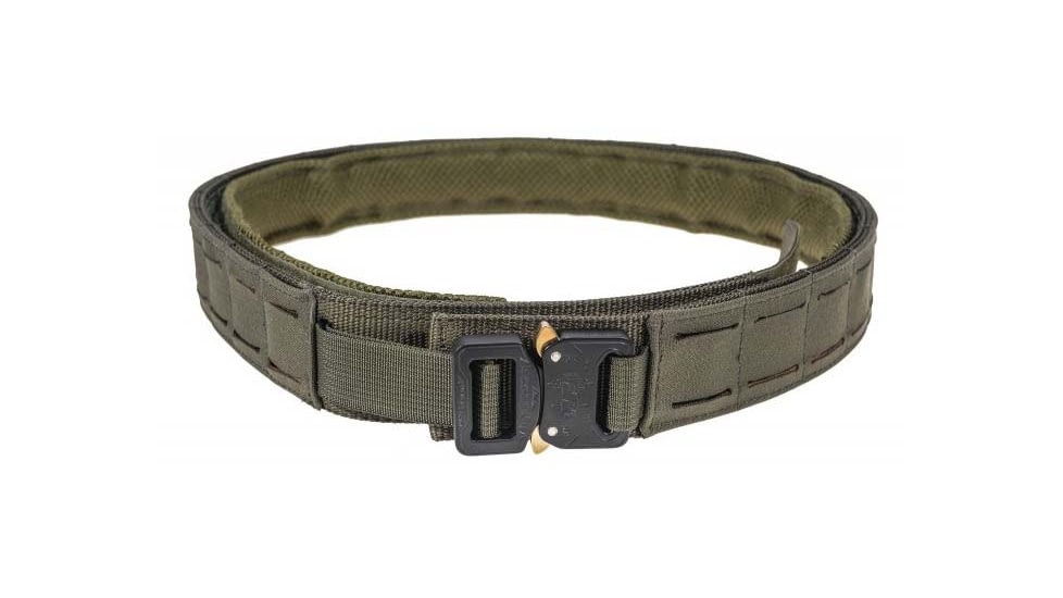 Raptor Tactical ODIN Mark III Duty Belt, 3GUN Stiffness, Cobra 25 Buckle, Ranger Green, Large, ODIN-MARK3-RG-LG-25-3G