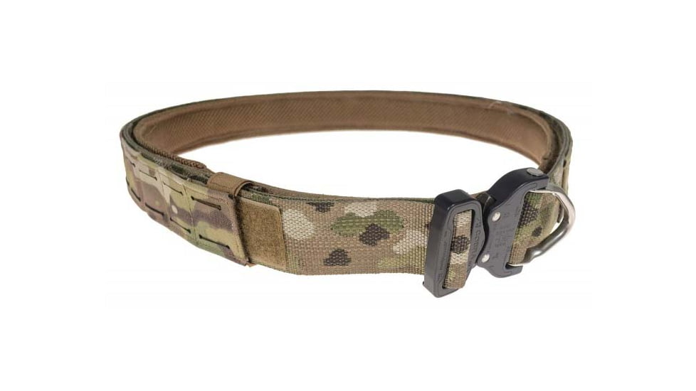 Raptor Tactical ODIN Mark III Duty Belt, 3GUN Stiffness, Cobra 45 D-Ring Buckle, Multicam, Large, ODIN-MARK3-MC-LG-45D-3G