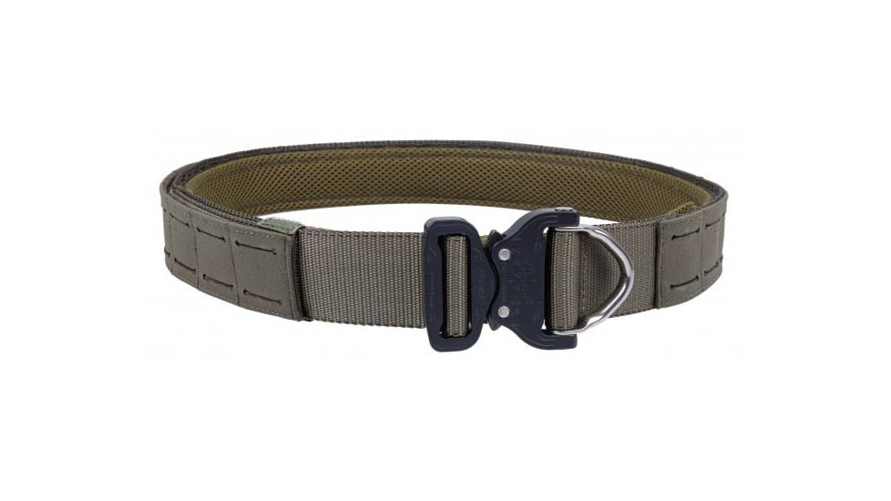 Raptor Tactical ODIN Mark III Duty Belt, 3GUN Stiffness, Cobra 45 D-Ring Buckle, Ranger Green, Large, ODIN-MARK3-RG-LG-45D-3G