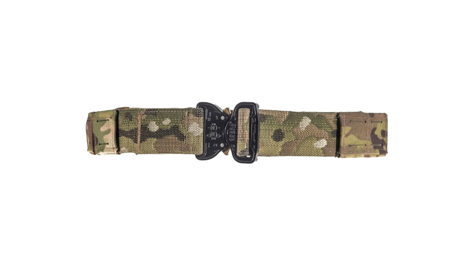 Raptor Tactical ODIN Mark IV Duty Belt, Cobra 45 D-Ring Buckle, 2 Row Molle Panel, 3GUN Stiffness, Rhodesian, Medium, RT-ODIN-M4-RD-M-45-D32R