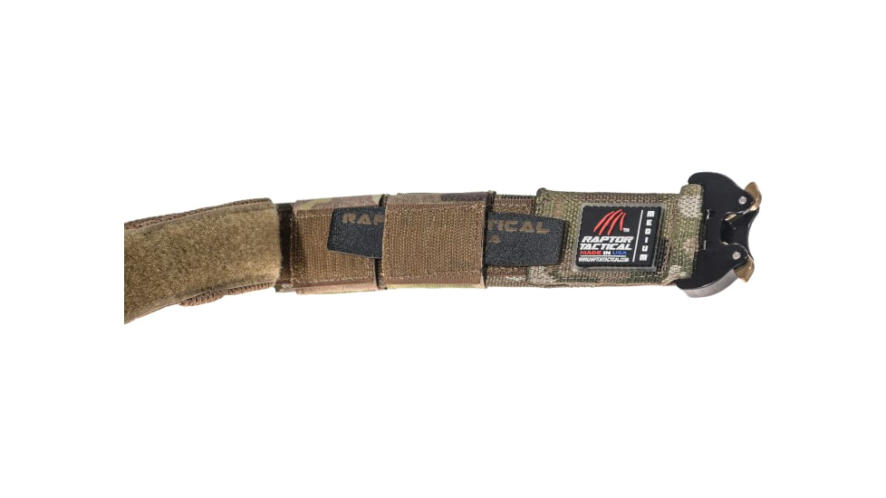 Raptor Tactical ODIN Mark IV Duty Belt, Cobra 45 D-Ring Buckle, 3GUN Stiffness, Rhodesian, Medium, RT-ODIN-M4-RD-M-45-D-3G