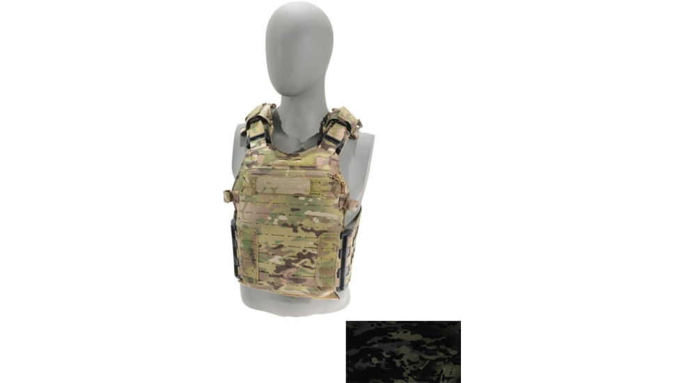 Raptor Tactical RAGNAR Plate Carrier, Multicam Black, Extra Large, RT-RAGNAR-MCB-XL