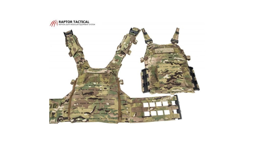 Raptor Tactical RAGNAR Plate Carrier, Multicam, Medium, RT-RAGNAR-MC-M
