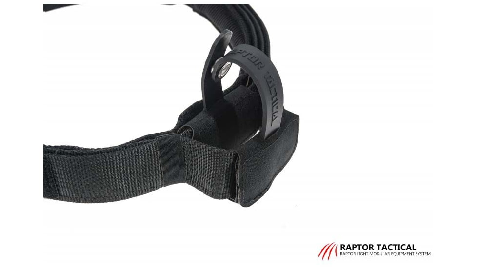 Raptor Tactical Retainer Duty Belt, Cobra 45 D-Ring Buckle, Small, Black, RB-BL-SM-45D