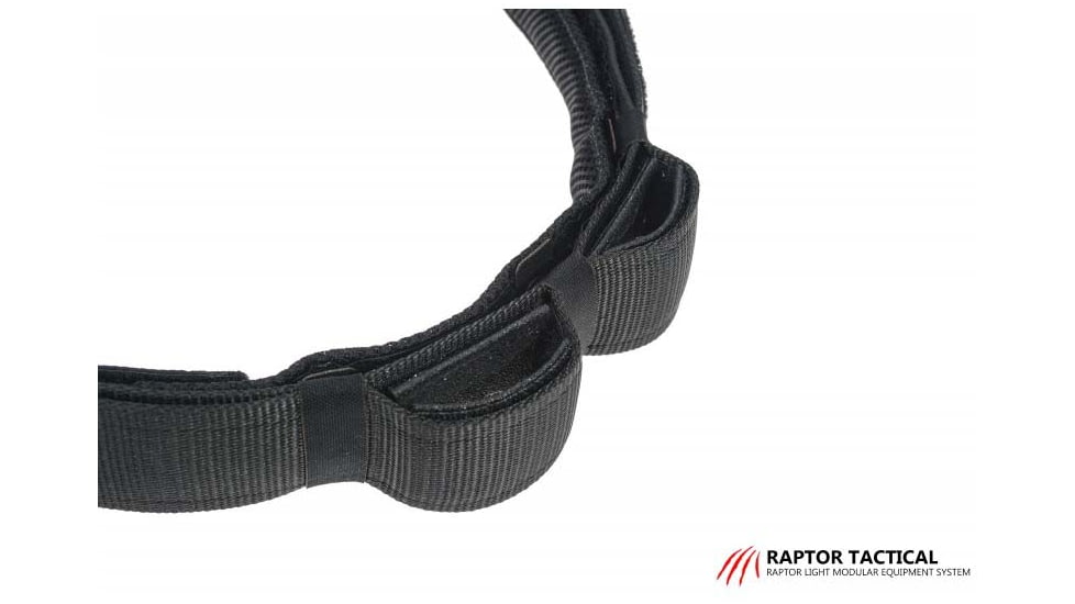 Raptor Tactical Retainer Duty Belt, Cobra 45 D-Ring Buckle, Small, Black, RB-BL-SM-45D