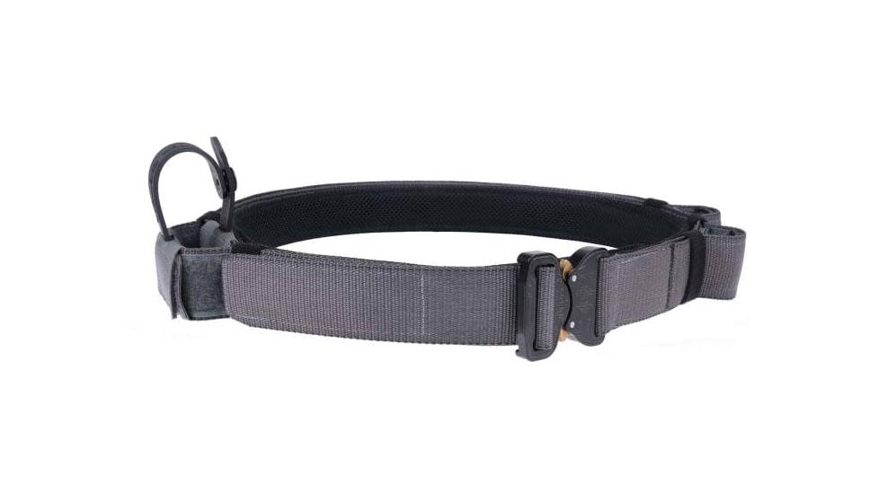Raptor Tactical Retainer Duty Belt, Cobra 45 Buckle, Large, Tactical Grey, RB-TG-LG-45