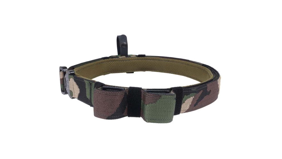 Raptor Tactical Retainer Duty Belt, Cobra 45 Buckle, Medium, Woodland, RB-M81-MD-45