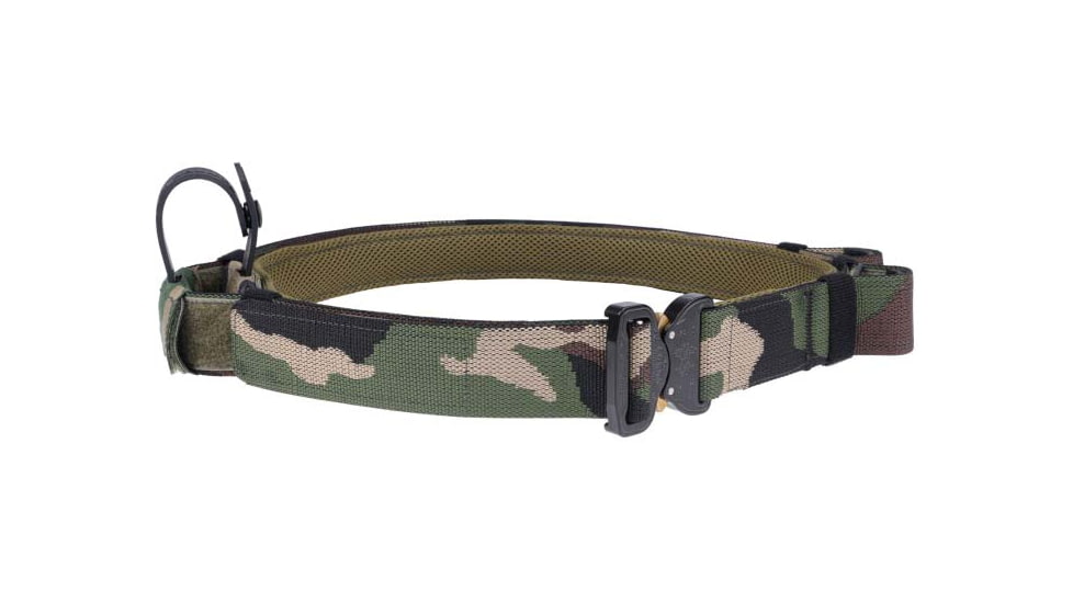 Raptor Tactical Retainer Duty Belt, Cobra 45 Buckle, Medium, Woodland, RB-M81-MD-45