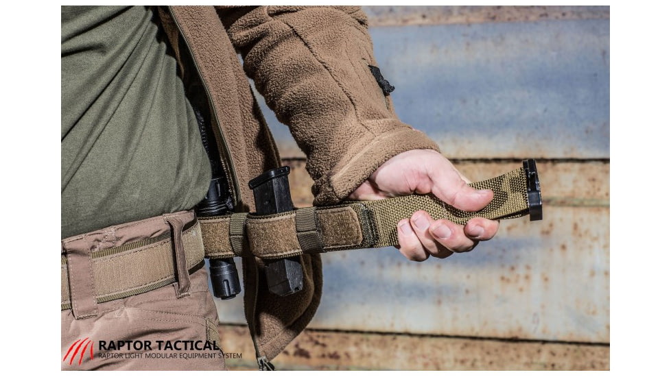 Raptor Tactical Retainer Duty Belt, No Rigger Belt, Extra Large, Coyote Brown, RT-TRB-CB-XL