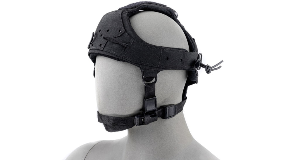 Raptor Tactical Sentinel Skull Crusher GEN 2.0 Headgear without Bungee Cord, Black, SNSC-BL