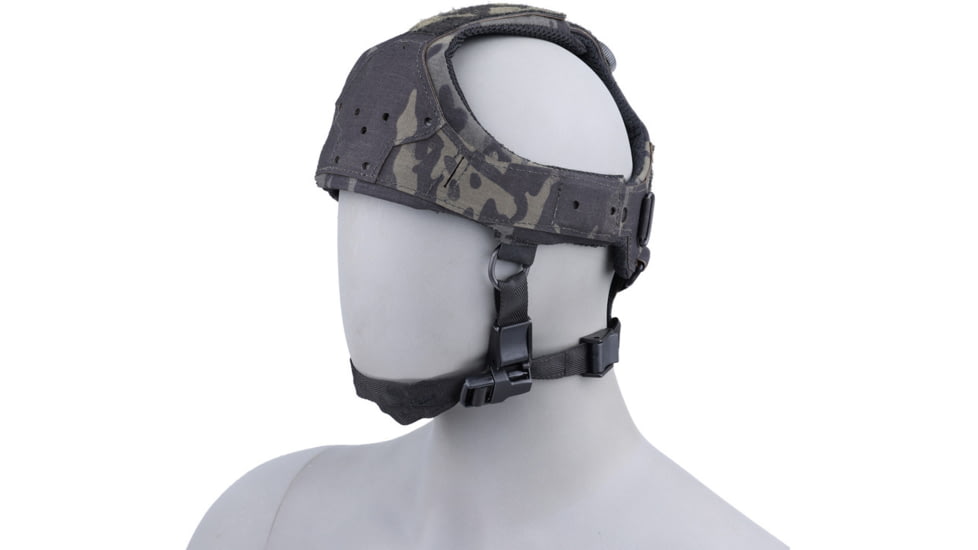 Raptor Tactical Sentinel Skull Crusher GEN 2.0 Headgear without Bungee Cord, Multicam Black, One Size, SNSC-BM