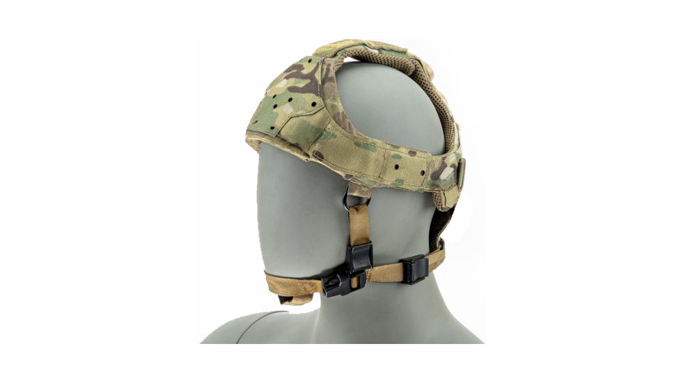 Raptor Tactical Sentinel Skullcrusher GEN 2.0 Tactical Headgear with Bungee Cord, Multicam, One size, RT-SENTINEL-MC-BC
