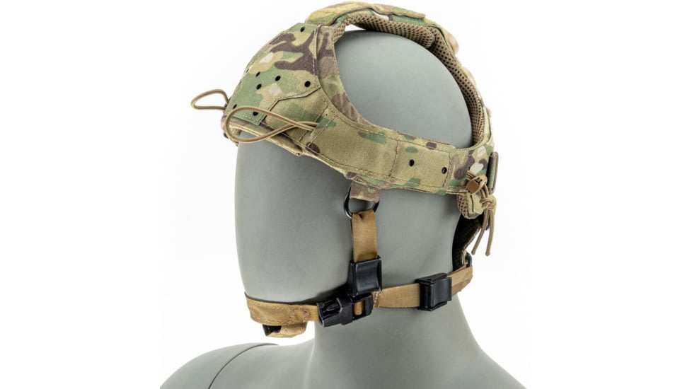 Raptor Tactical Sentinel Skull Crusher GEN 2.0 Headgear without Bungee Cord, Multicam, SNSC-MC