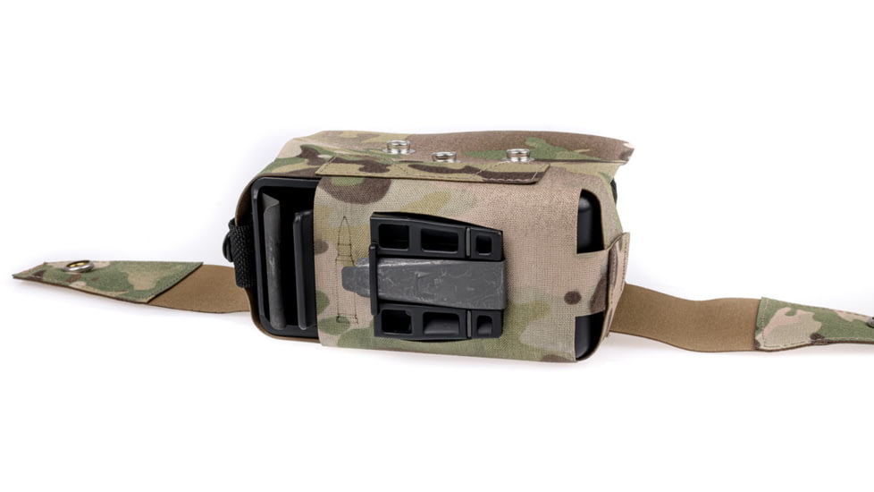 Raptor Tactical Skin Ammo M249 SAW NUTSACK Pouch, Soft, Black, 100, SKN249-BL-100