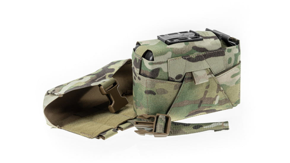 Raptor Tactical Skin Ammo M249 SAW NUTSACK Pouch, Soft, Black, 100, SKN249-BL-100