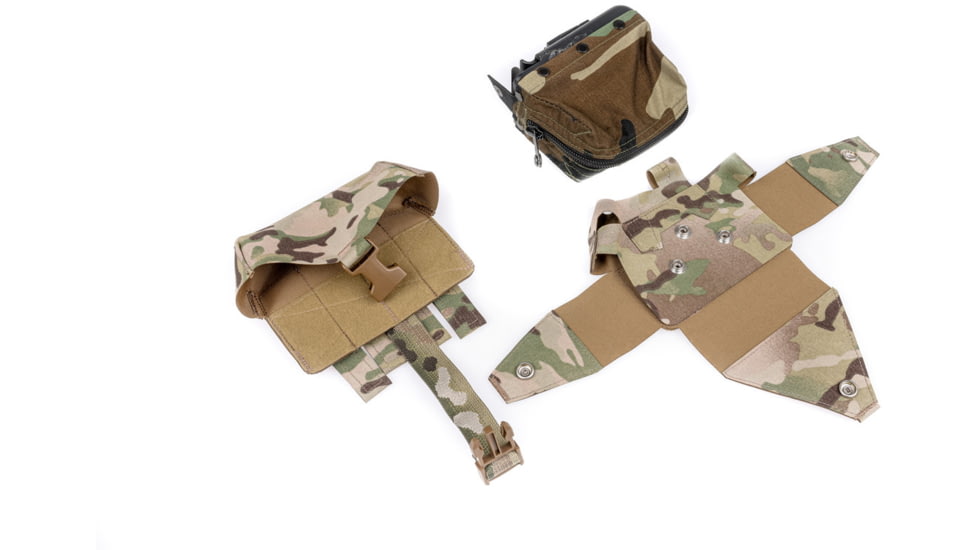 Raptor Tactical Skin Ammo M249 SAW NUTSACK Pouch, Soft, Black, 100, SKN249-BL-100