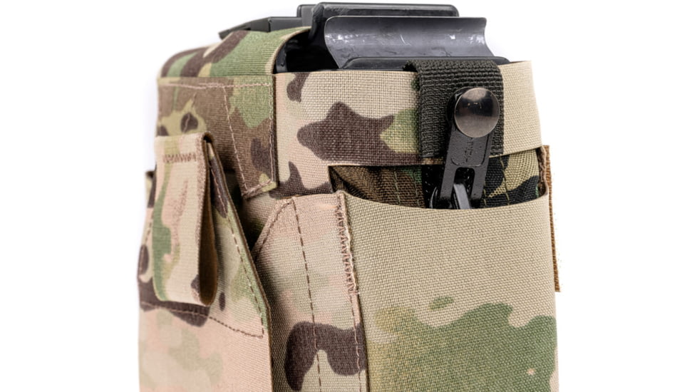 Raptor Tactical Skin Ammo M249 SAW NUTSACK Pouch, Soft, Black, 200, SKN249-BL-200