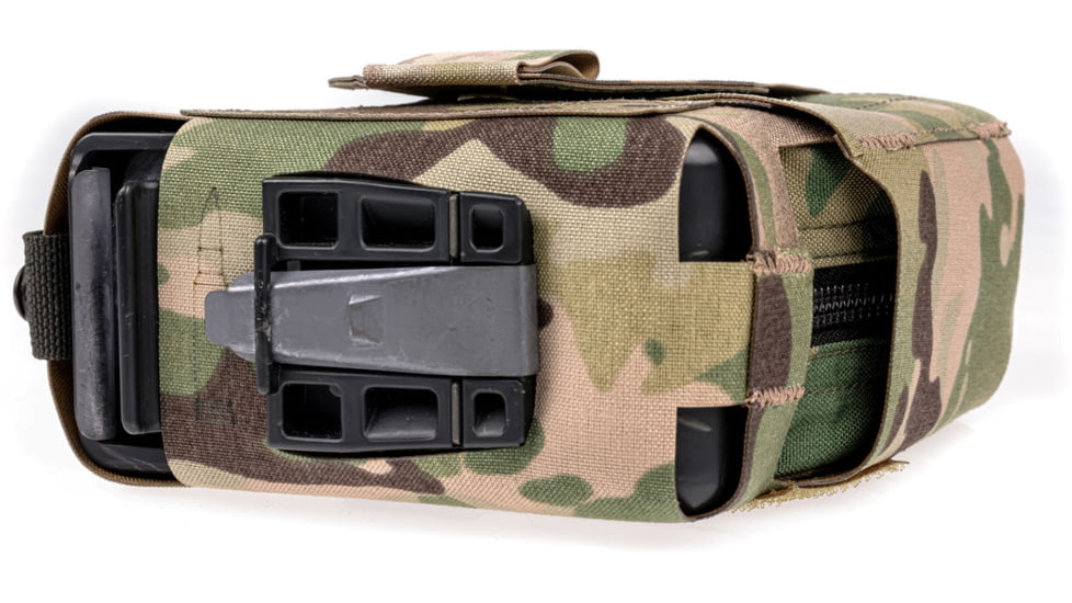 Raptor Tactical Skin Ammo M249 SAW NUTSACK Pouch, Soft, Black, 200, SKN249-BL-200