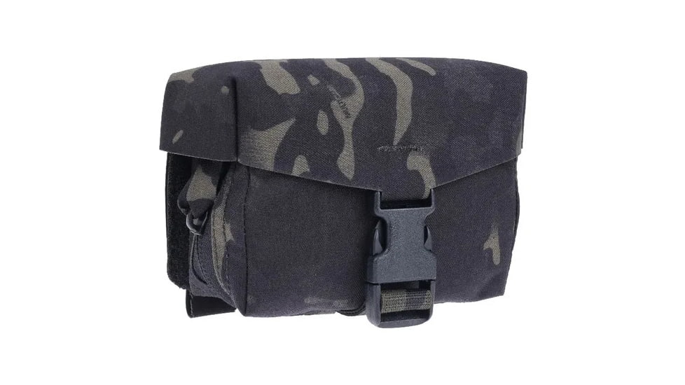 Raptor Tactical Skin Ammo M249 SAW NUTSACK Pouch, Soft, Multicam Black, 100, SKN249-BM-100