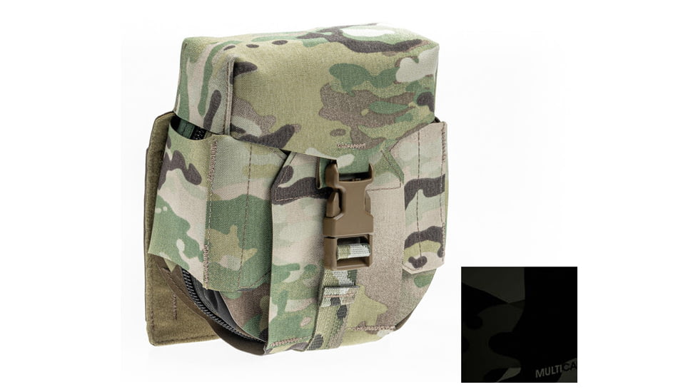 Raptor Tactical Skin Ammo M249 SAW NUTSACK Pouch, Soft, Multicam Black, 200, SKN249-BM-200