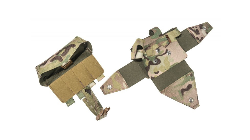 Raptor Tactical Skin Ammo M249 SAW NUTSACK Pouch, Soft, Multicam, 200, SKN249-MC-200