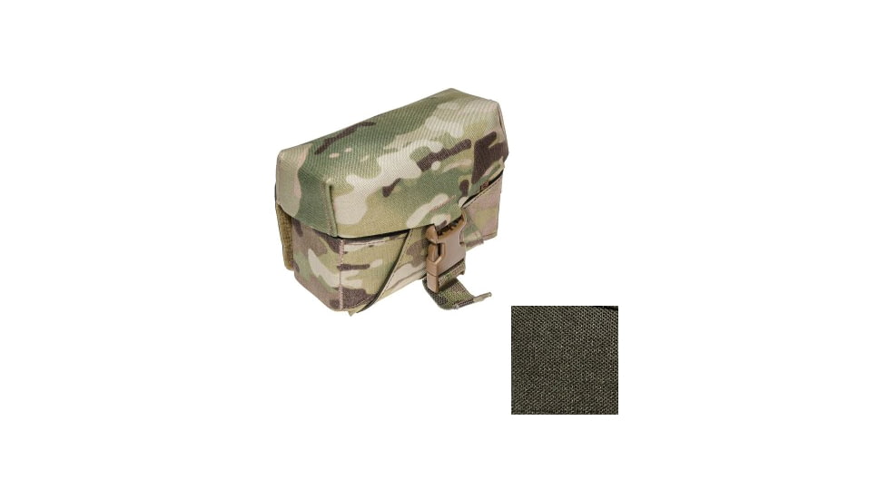 Raptor Tactical Skin Ammo M249 SAW NUTSACK Pouch, Soft, Ranger Green, 100, SKN249-RG-100