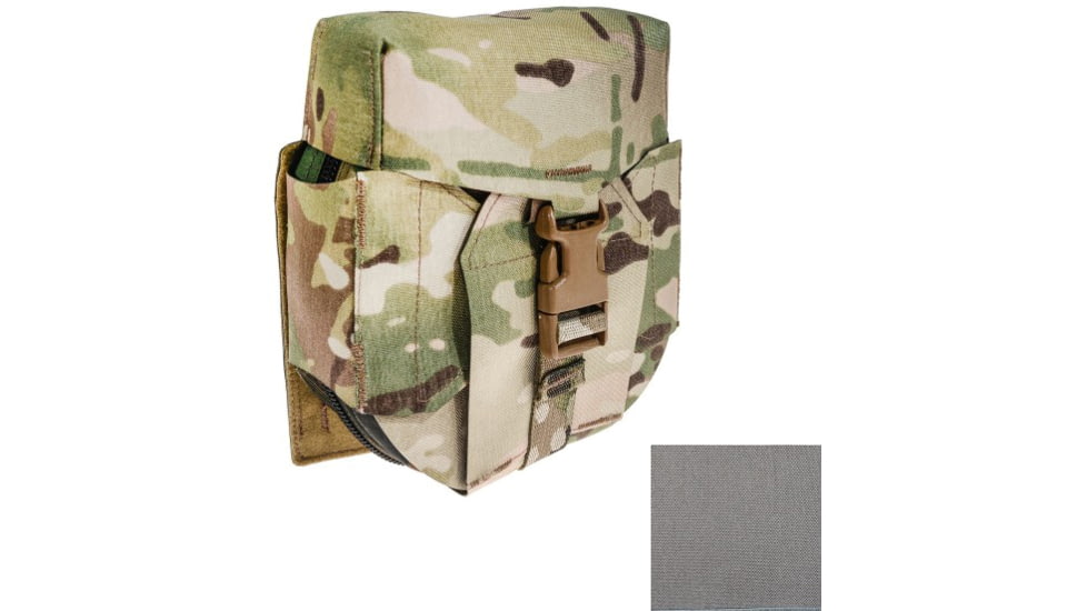 Raptor Tactical Skin Ammo M249 SAW NUTSACK Pouch, Soft, Tactical Grey, 200, SKN249-TG-200