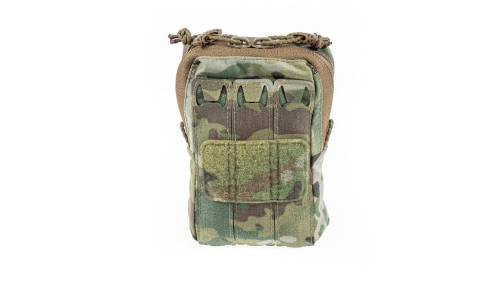 Raptor Tactical Small Utility Pouch w/ChemLight Holders, Black, UPS-BL