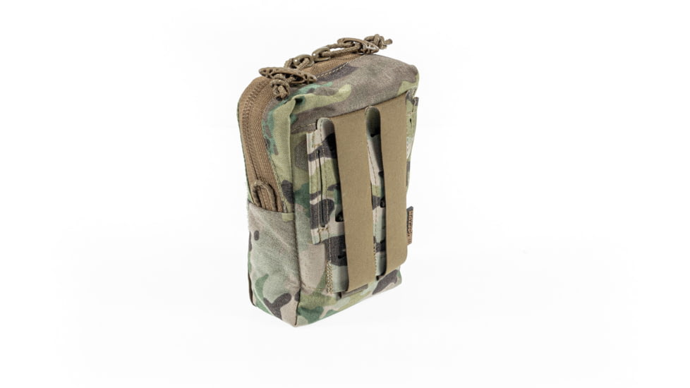 Raptor Tactical Small Utility Pouch w/ChemLight Holders, Black, UPS-BL