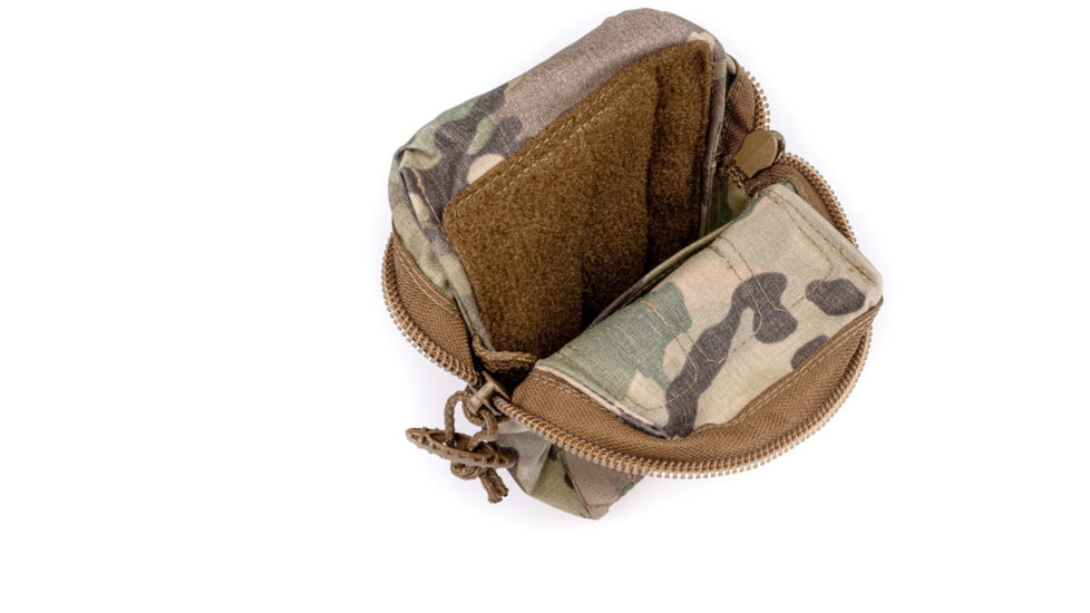 Raptor Tactical Small Utility Pouch w/ChemLight Holders, Black, UPS-BL