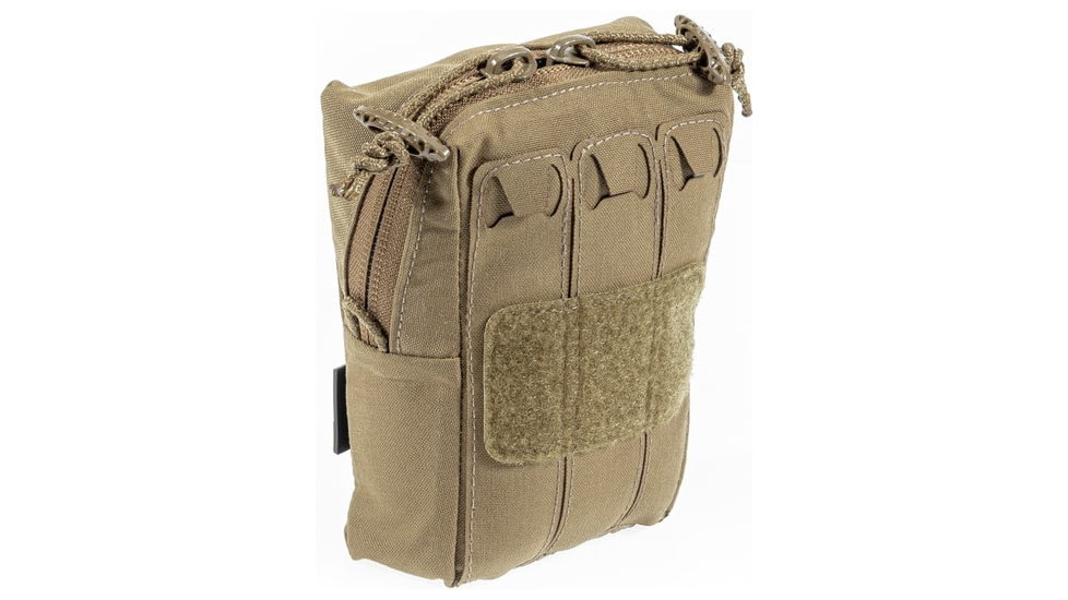 Raptor Tactical Small Utility Pouch w/ChemLight Holders, Coyote Brown, UPS-CB