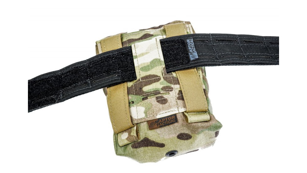 Raptor Tactical Small Utility Pouch w/ChemLight Holders, Multicam, UPS-MC