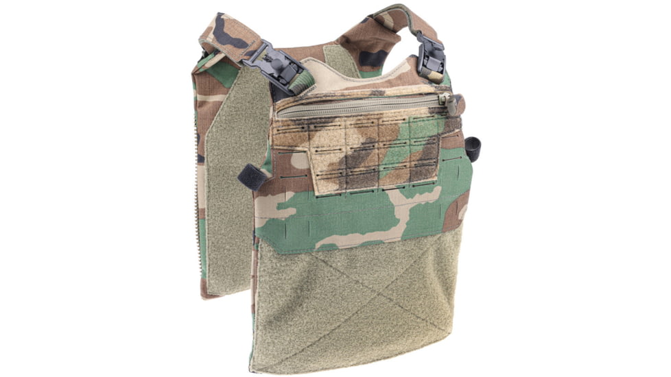 Raptor Tactical Thor MK4 Back Plate Carrier Bag, Woodland, Large, T4PC-M81-LG