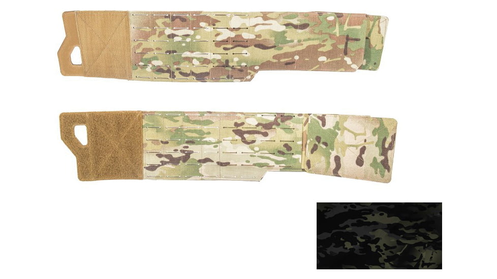 Raptor Tactical THOR Cummerbund MK2 Plate Carriers, MOLLE/Velcro, Extra Large, MultiCam Black, RT-THORCB-MK2-MCB-XL