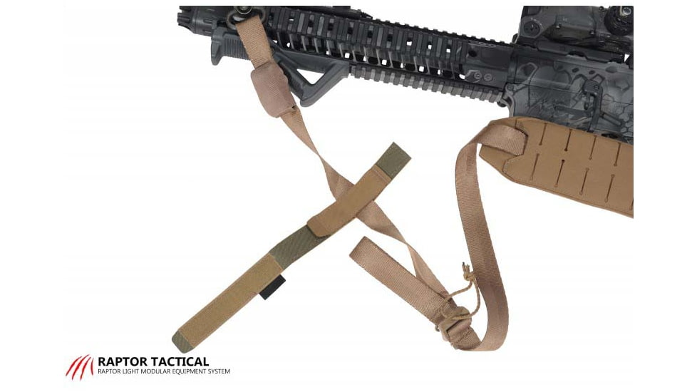 Raptor Tactical Three Point Reflex Sling Adapter, Coyote Brown, RT-REFXADP-CB