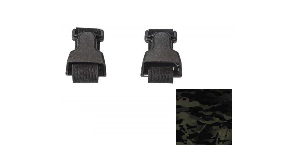 Raptor Tactical Universal Chest Rig - Attachment Kit, Black/Multicam Black, One Size, RT-UCR-AK-BK-LMCB