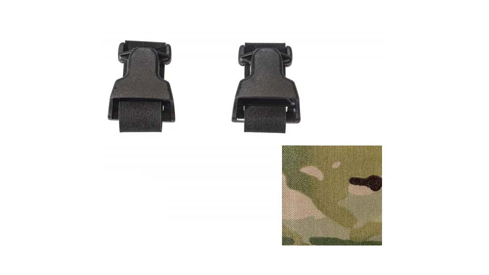 Raptor Tactical Universal Chest Rig - Attachment Kit, Black/Multicam, One Size, RT-UCR-AK-BK-LMC